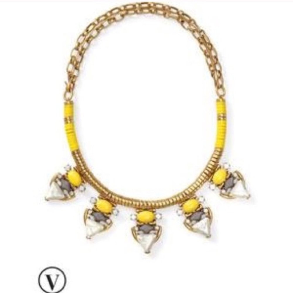 Stella & Dot | Walkin’on Sunshine🌞🌼✨Yellow+Gold Pavilion Statement Neckl… - Picture 6 of 8